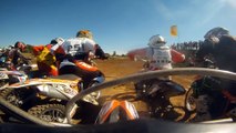 Rider Gets Knocked Off His Bike! - MX Cup Werl LK3 Dirt Bike Accident