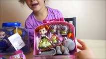 Cutest EVER Disney Frozen Animators Elsa Anna Mini Doll Play Sets Kids Toys! Fun Collection