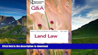 PDF [DOWNLOAD] Q A Land Law 2011-2012 (Questions and Answers) FOR IPAD