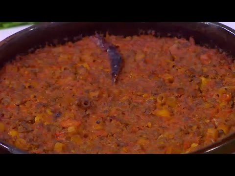 طريقة عمل صينية مكرونة في الفرن | نجلاء الشرشابي