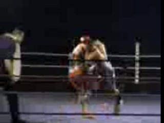 Boxe thai sur le ring