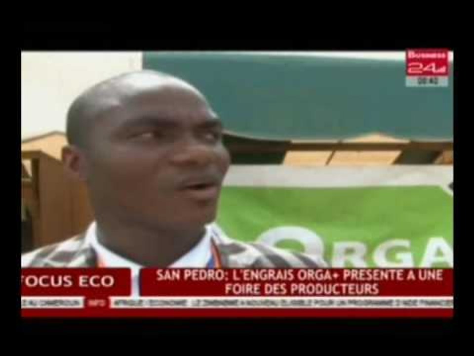 Business24 / Focus Eco - L’engrais Orga+ presente a une foire des producteurs