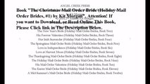 Download The Christmas Mail Order Bride (Holiday Mail Order Brides, #1) ebook PDF