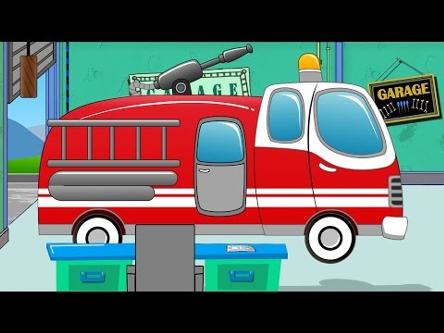 ⁣Fire Truck | Fire Engine | Car Garage | Toy Garage