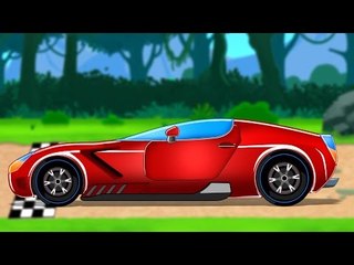 Sports Car Formation | Uses Kids Educational Video