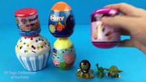 Surprise Eggs Peppa Pig Finding Dory Cupcake Paw Patrol Iron Man Star Wars Minnie Mouse Toy for Kids