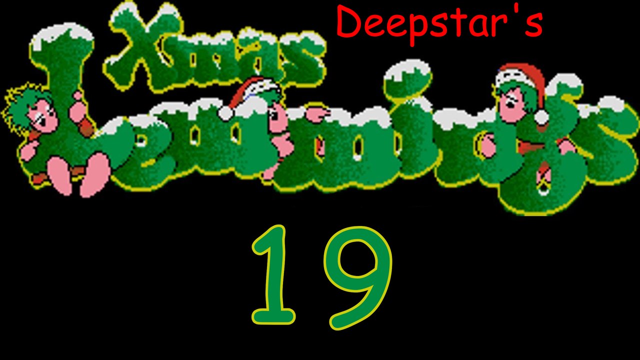 Let's Play Deepstar's X-Mas Lemmings - 19/24 - Die Plattform über das Meer