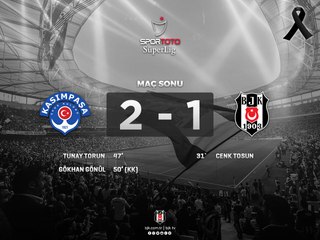 Kasımpaşa - Beşiktaş: 2-1 HD Maç özeti
