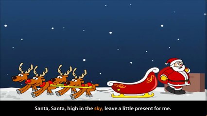 Kids Songs: ♫ Santa, Santa, high in the sky ♫ | kids songs english with lyrics █▬█ █ ▀█▀