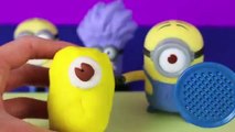 Play Doh Minion Stuart Tutorial by DisneyCarToys with Minion Dave Evil Minions D