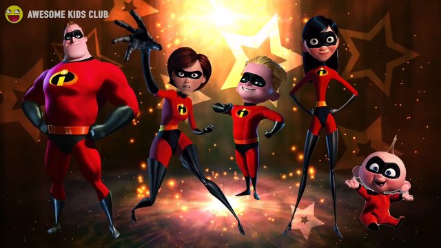 Disney Pixars Incredibles 2 Daddy Finger Family Song!