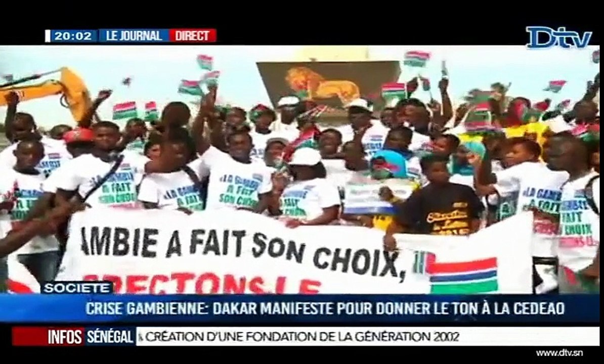Marche contre Yahya Jammeh à Dakar
