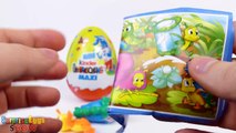 4 Maxi Kinder Niespodzianka Wielkanoc 2016 Wiosna Jajko Niespodzianki dla chłopców wielki jajka