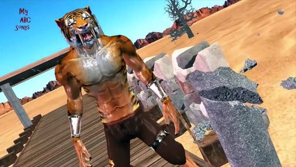 Tiger Finger Family Rhymes | Popular Rhyme For Children | Cartoon | Daddy Finger Family