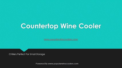 countertop wine cooler