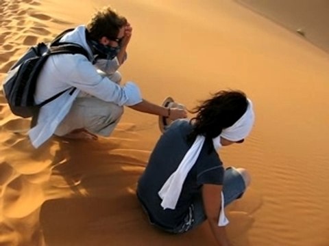 Sommet des dunes de Merzouga, Maroc 2007
