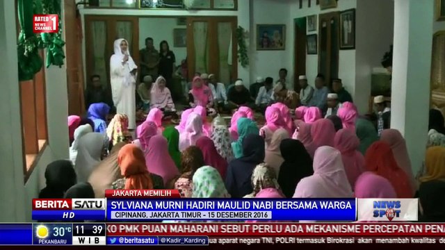 Hadiri Maulid Nabi di Cipinang, Sylviana Murni Janji Bantu Lansia