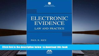 PDF [DOWNLOAD] Electronic Evidence: Law and Practice TRIAL EBOOK
