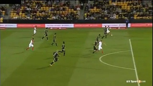 Wellington Phoenix vs Western Sydney Wanderers 1-1 Goal Mitch Nichols A-League 17-12-2016