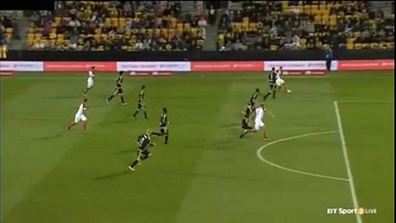 Wellington Phoenix vs Western Sydney Wanderers 1-1 Goal Mitch Nichols  A-League 17-12-2016