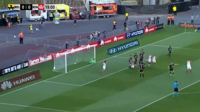 Santalab Amazing Goal - Wellington Phoenix vs Western Sydney Wanderers 0-1 Australian A-League 17-12-2016 (HD)