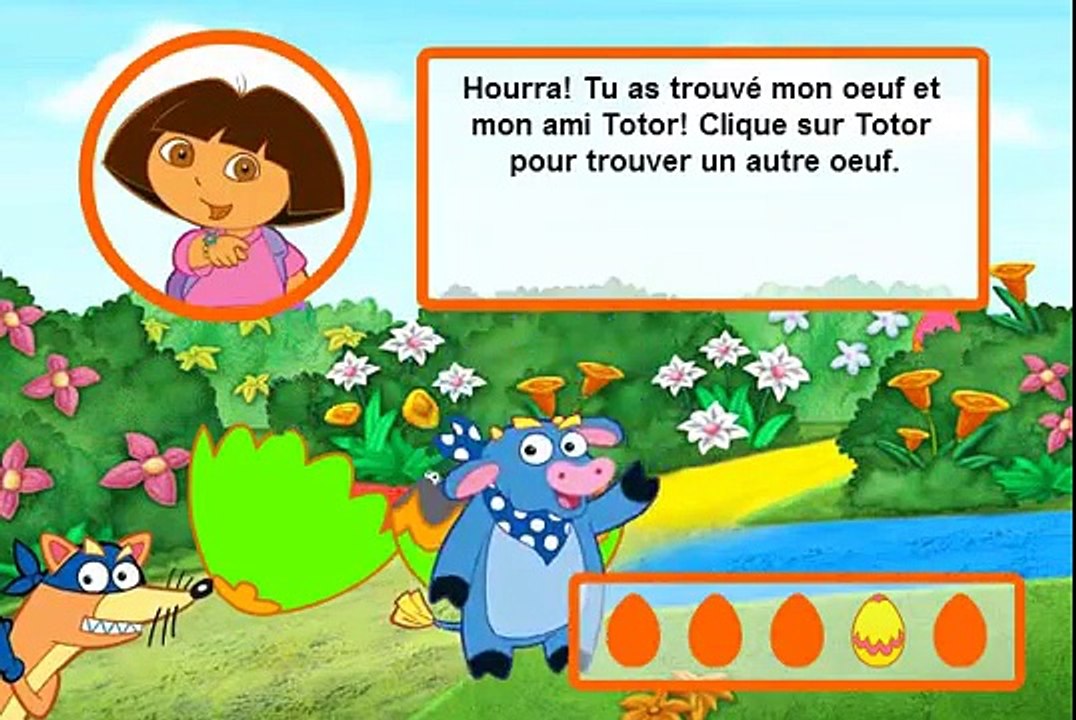 Dora the Explorer Easter Egg Hunt Game for Kids! Full Diego Episode Games
