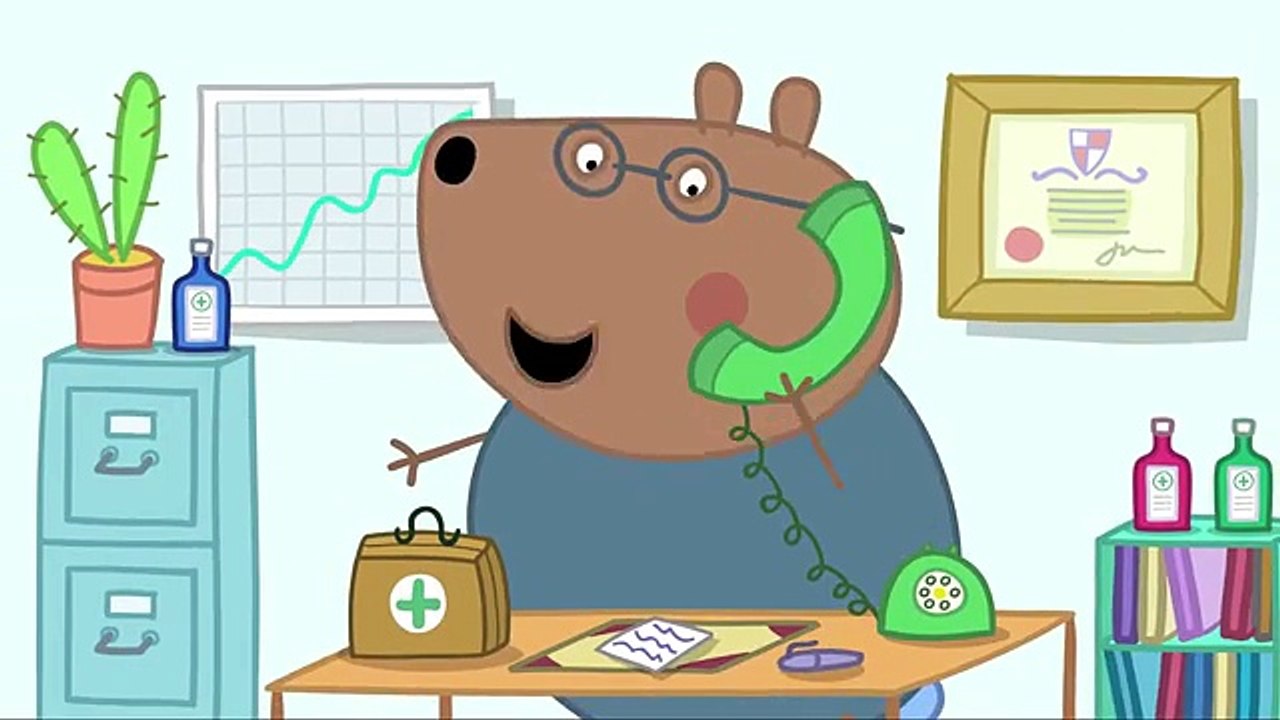 Peppa Pig - Docteur Brown Bear (clip)