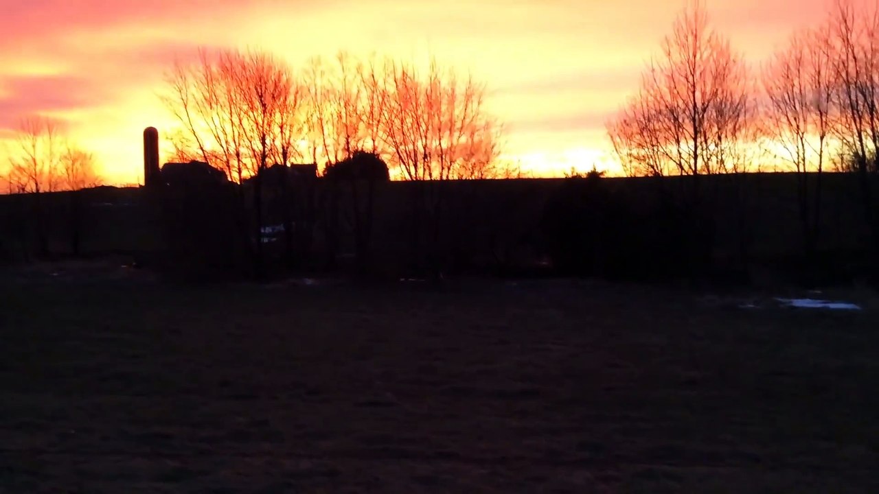 Ce coucher de soleil est juste MAGNIFIQUE