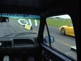 Tuning Ferrari f360 Modena Vs Opel Corsa Com Noz Drag Race