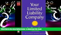 PDF [DOWNLOAD] Your Limited Liability Company: An Operating Manual with CDROM FOR IPAD