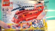 Lego Creator Red Rotors 31003 3in1 Helicopter Plane Boat (Helicopter Review)