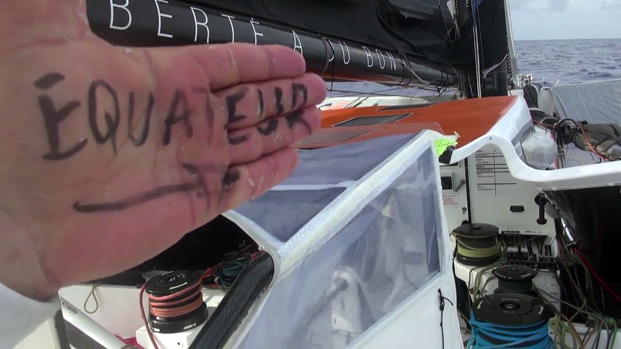 Tour du Monde Sodebo J+40 - La 14ème vidéo du bord à 2 jours de l'équateur
