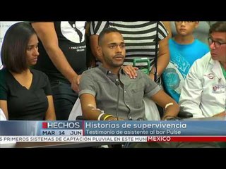 Hechos : Testimonio de un sobreviviente del bar Pulse en conferencia de prensa