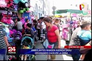 La Victoria: más ambulantes invaden avenida Grau por fiestas navideñas