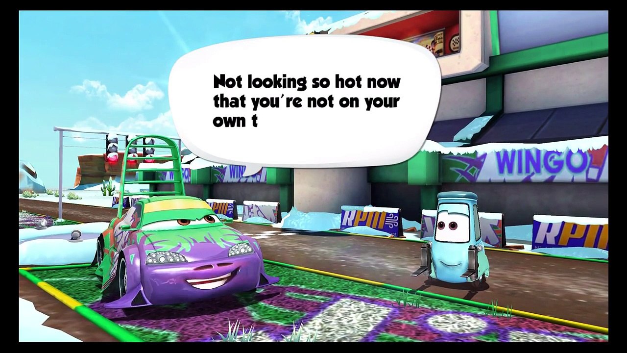 Disney Pixar Cars Fast as Lightning McQueen - Wingo vs Tokyo Mater Disney Cars