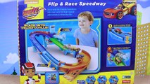 Blaze and the Monster Machines Flip and Race Speedway Prank Disney Cars Mater and Lightning McQueen