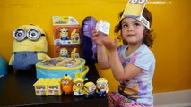 Minions Surprise Egg Lunchbox! Minion surprize qubes, blind bags and surprise eggs