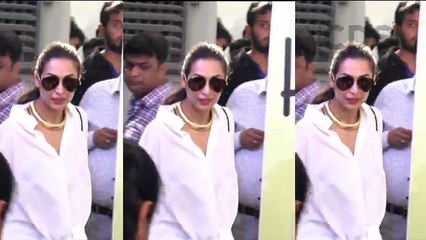 Malaika Arora Khan Bra Exposed In See Through Shirt
