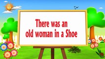 There was an old women Who lived in a shoe - 3D Animation English Nursery rhymes for children