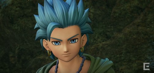 Dragon Quest XI - los protagonistas en PS4