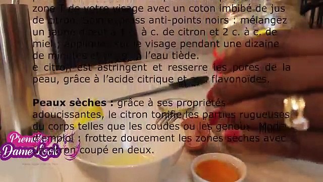 Soin de Visage Citron, Oeuf et Miel Pour une Belle Peau sans bouton, acné et Imperfection! FR