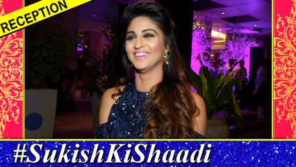 Krystle D'souza PRINCESS LOOK  Suyyash Rai & Kishwer Merchantt Wedding  #SuKishKiShaadi