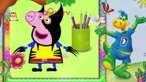 Peppa Pig X men Family Finger Songs Painting Paint / Peppa Pig X Canções dedo homens Família pintu