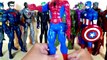 Marvel super heroes vs DC superheroes toys | superman vs spiderman vs Joke, Hulk, Thor, Iron man