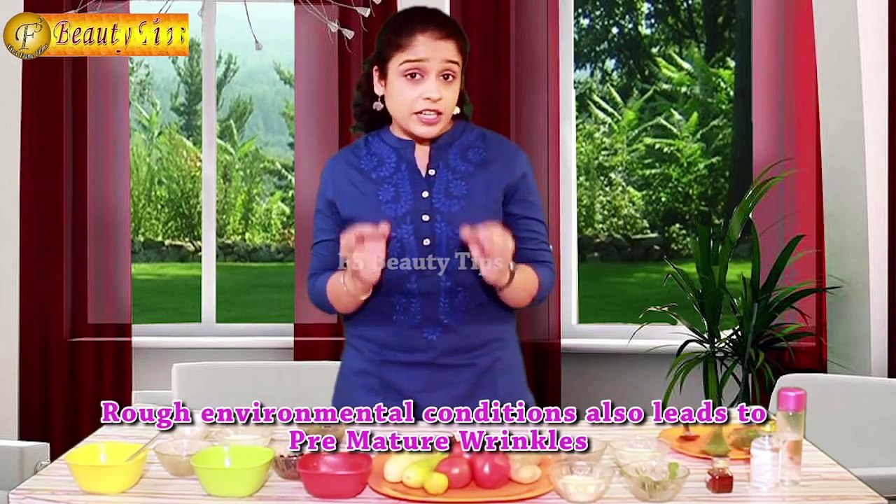 HOME REMEDY TO GET RID OF WRINKLES II घरेलु नुस्खों से झुर्रियों से छुटकारा II  BY JYOTIKA SHARMA II