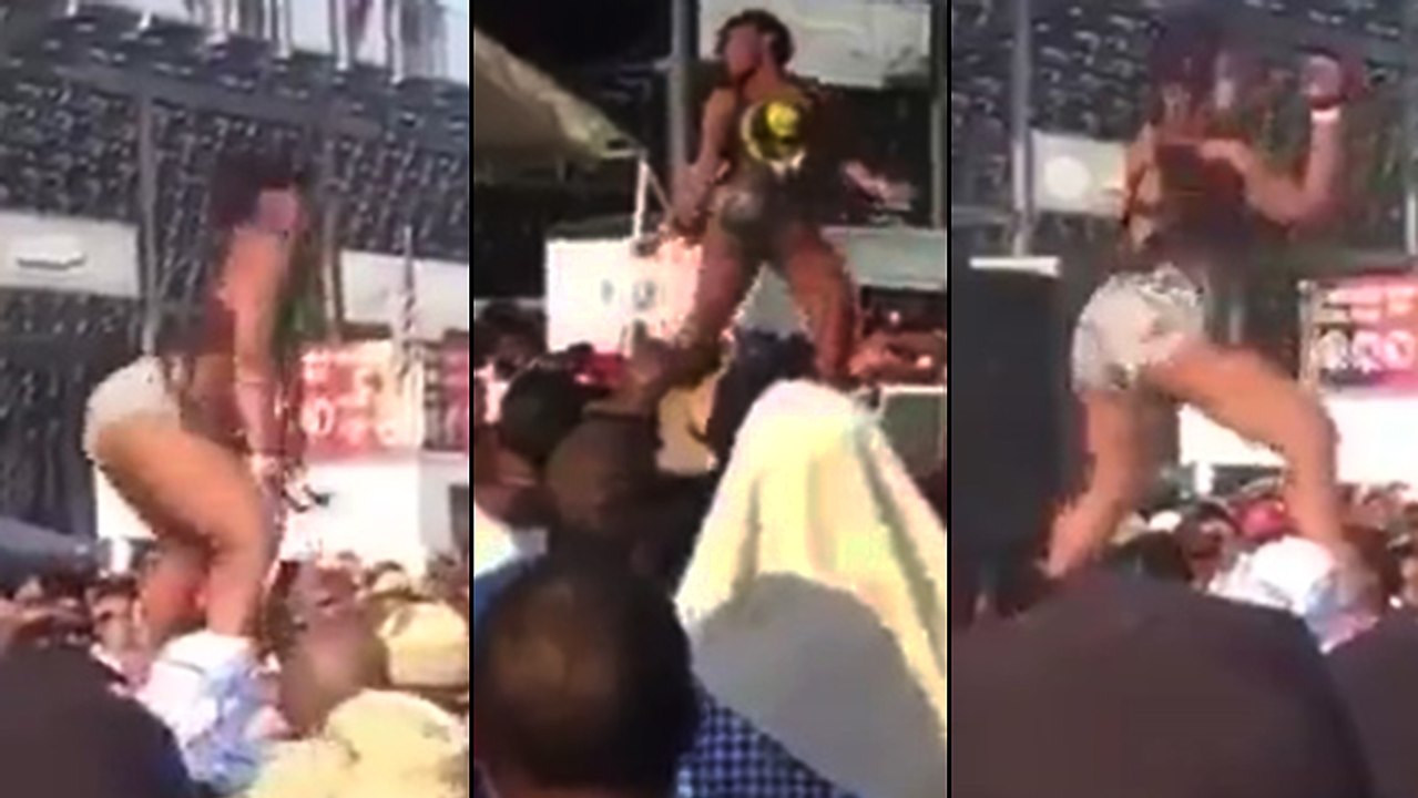 Une nana se chie dessus durant une séance de twerk !