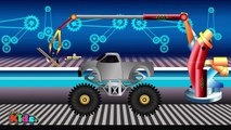 Superheroes Car Wash Videos for Children | Monster Truck | Street Vehicles | Cars & Trucks