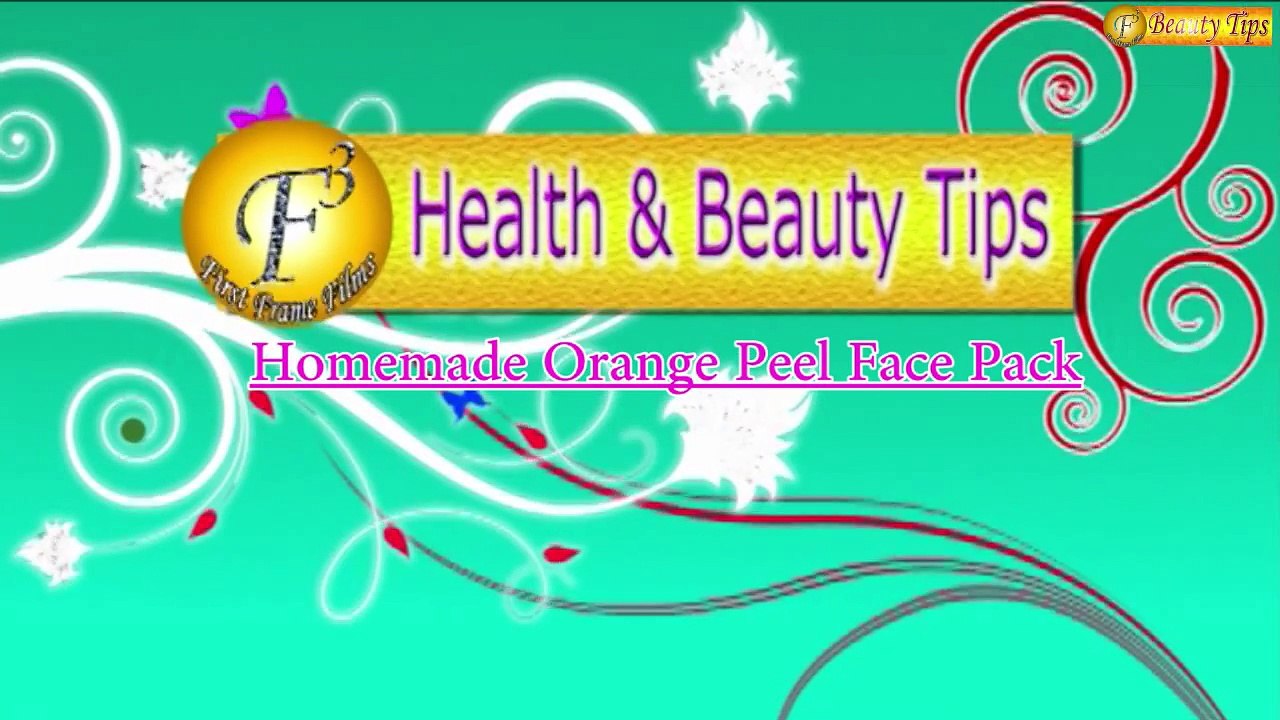 HOMEMADE ORANGE PEEL FACE PACK II घर का बना संत्री के छिलको से बना फेस पैक II  BY SATVINDER KAUR