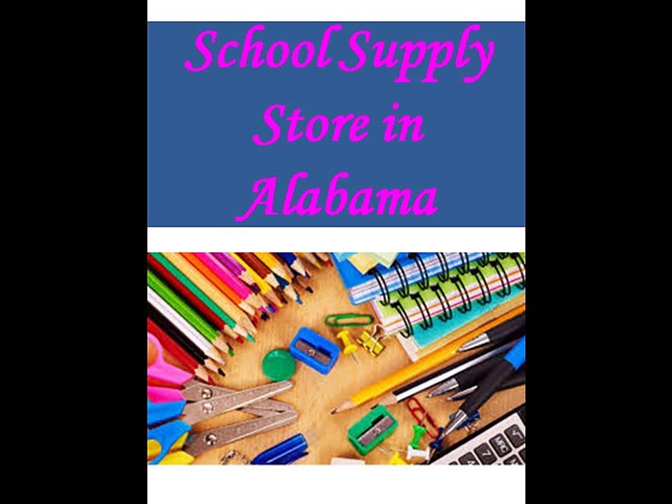 School supply store in Alabama