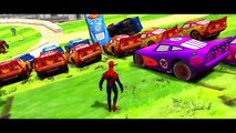 Spidermans Island w/ 100 custom Disney Pixar Lightning McQueen Cars   Children Songs